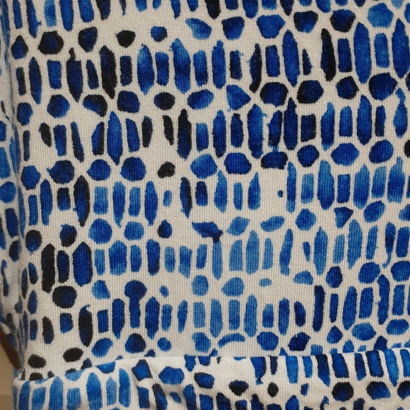 Cynthia Rowley Women's Maxi Dress Blue Pattern Jersey Knit Tank Size XS - Picture 5 of 8